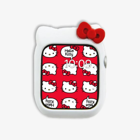 🔥3/$30 NIB SONIX Sanrio Hello Kitty Apple Watch Silicone Bumper Case 38-41mm - Picture 5 of 7